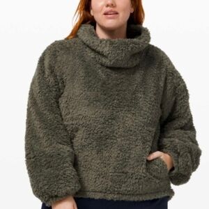 lululemon athletica Olive Cowl Neck Sweater